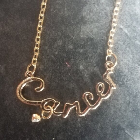 Zodiac Sign Cancer Necklace - Picture 1 of 3